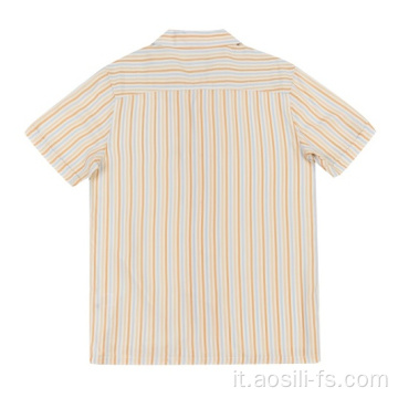 Camicia in rayon tessuta da uomo di buona vendita